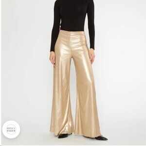 ISO Ripley Rader Matte Gold Wide Leg pants